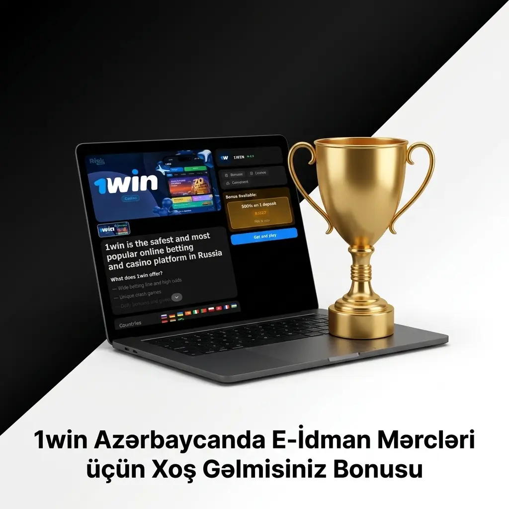 1win Azərbaycanda e-idman mərclər üçün 500% xoş gəlmisiniz bonusu, maksimum 4.250 AZN