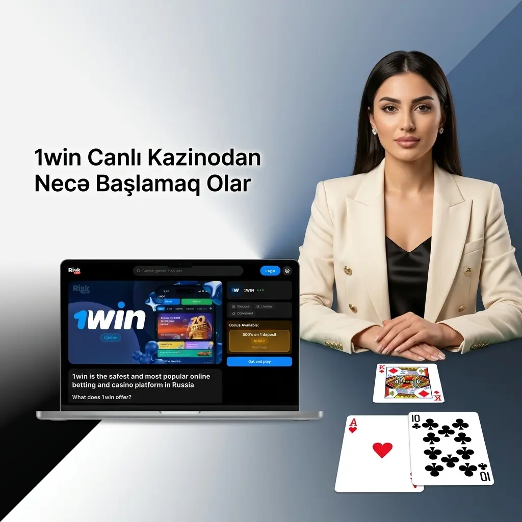 1win canlı kazinoya qeydiyyat, depozit və bonus aktivləşdirmə addımları