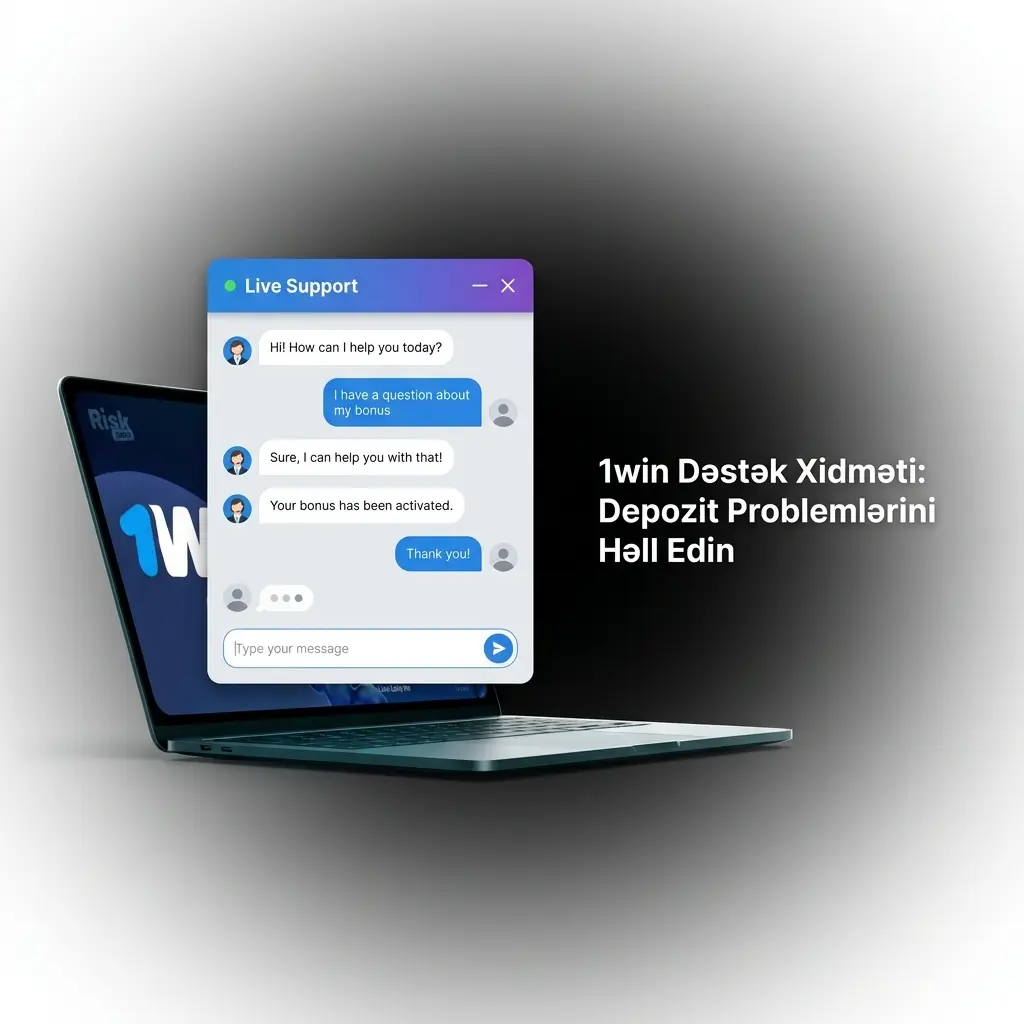 1win dəstək xidməti: canlı söhbət, e-poçt və Telegram ilə depozit problemlərini həll edin