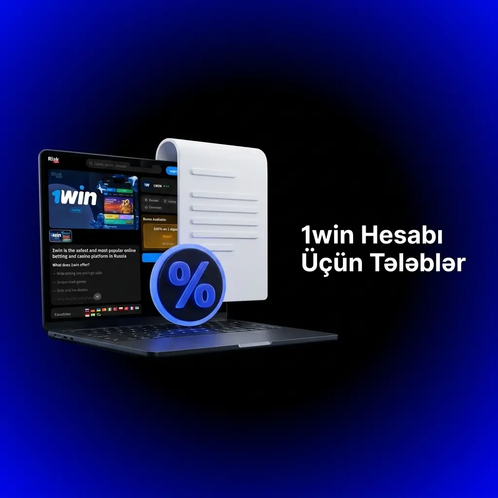 1win hesabı açmaq üçün tələblər: minimum yaş 18, etibarlı məlumatlar və Azərbaycandan giriş