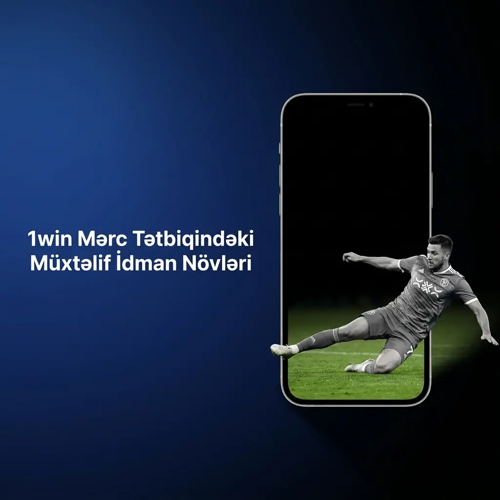 1win tətbiqində futbol, basketbol, tennis və e-idman daxil olmaqla 40-dan çox idman növü üzrə mərc