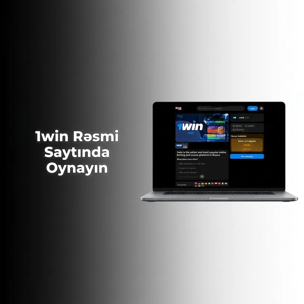 1win rəsmi saytında brauzer vasitəsilə idman mərcləri, kazino və slot oyunları