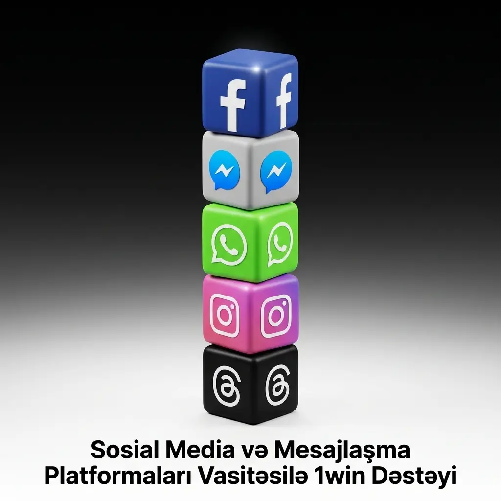 1win dəstəyi üçün Telegram, Instagram, Twitter və Facebook kanalları vasitəsilə əlaqə imkanları