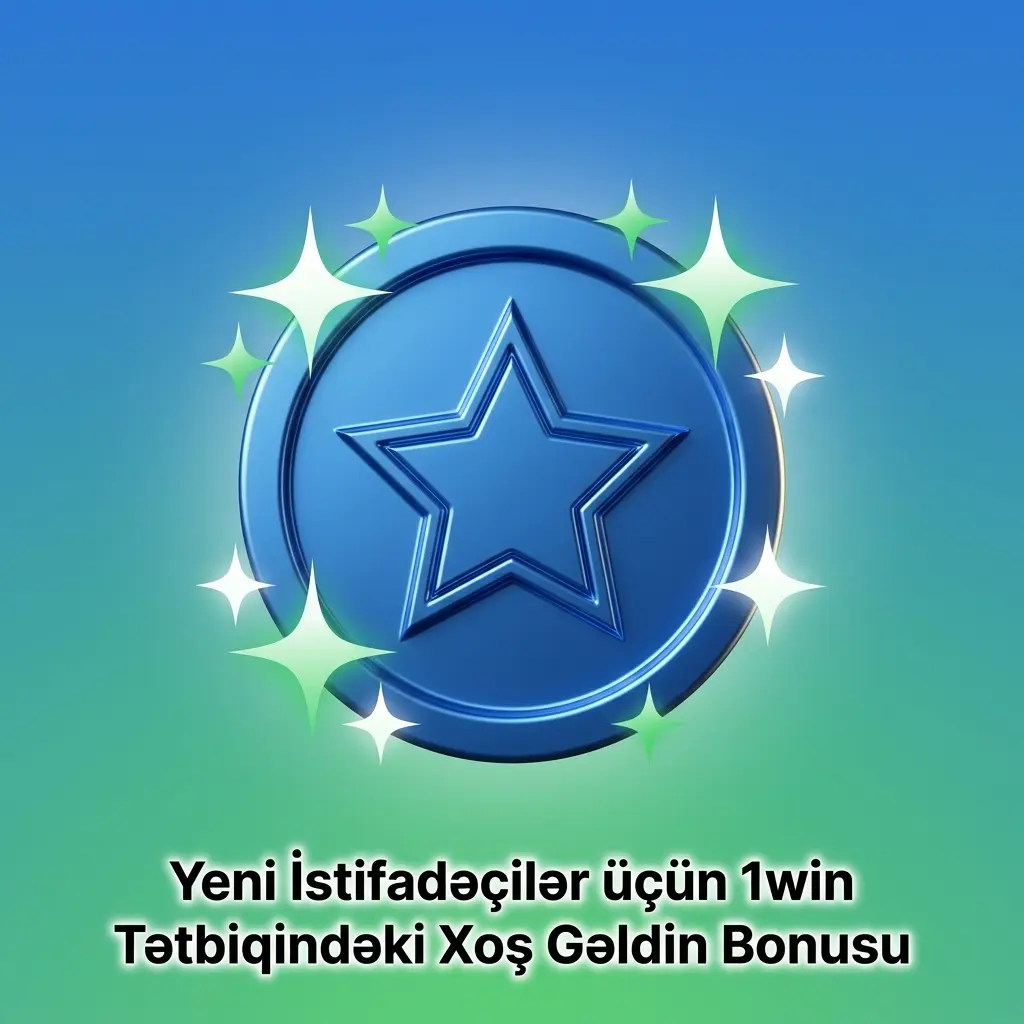 1win tətbiqində yeni istifadəçilər üçün idman və kazino xoş gəldin bonusu təklifi